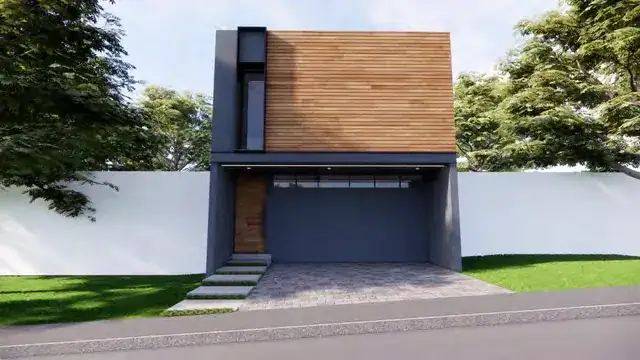 Casa Cuarzo — visualización arquitectónica